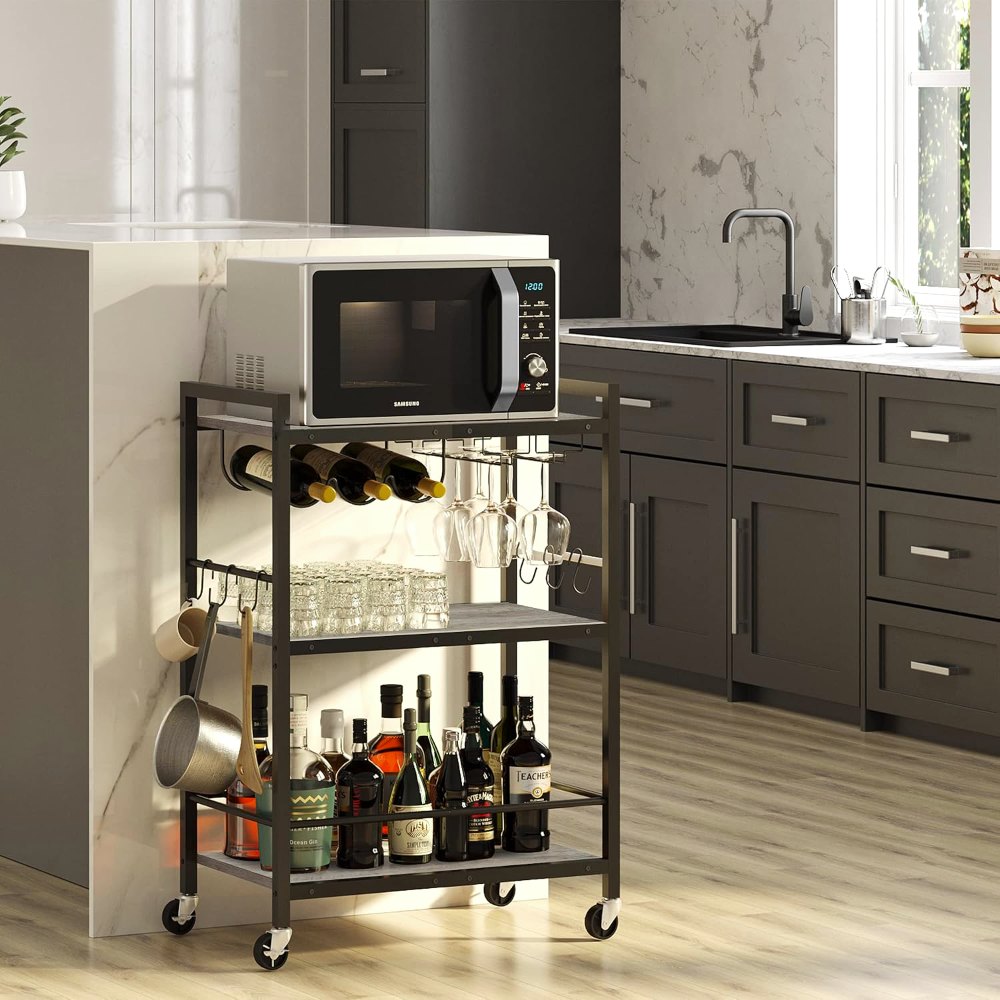 Bar Cart, Greige, view 2