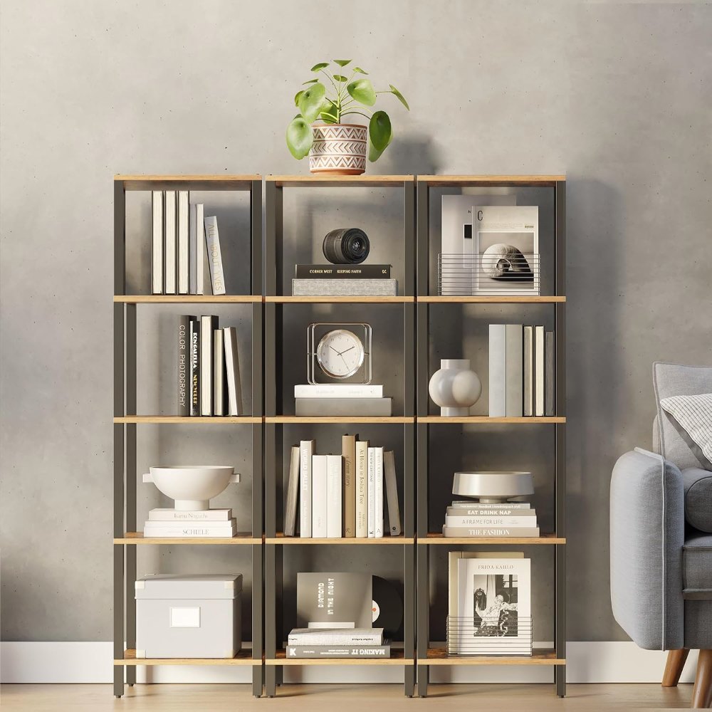 Bookshelf, Brown, 53.2" tall, view 4