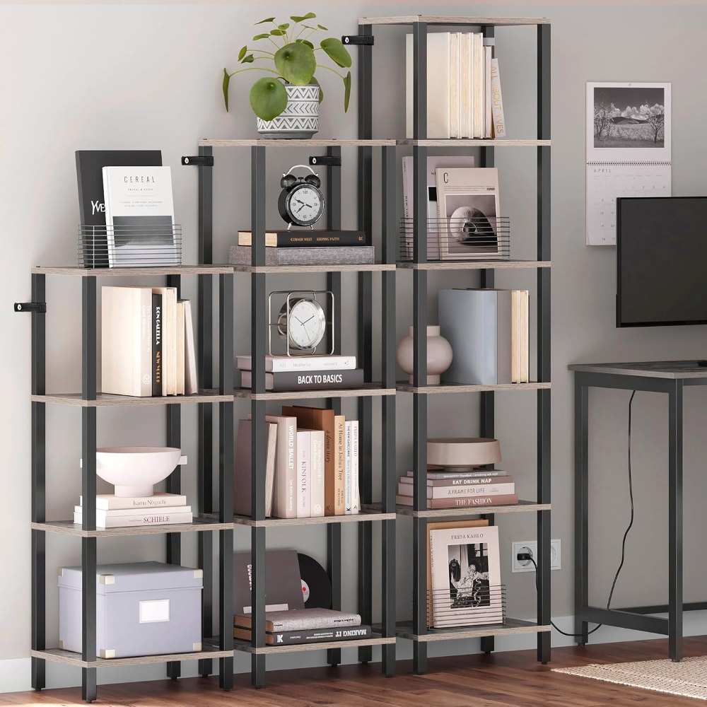 Bookshelf, Greige, view 5