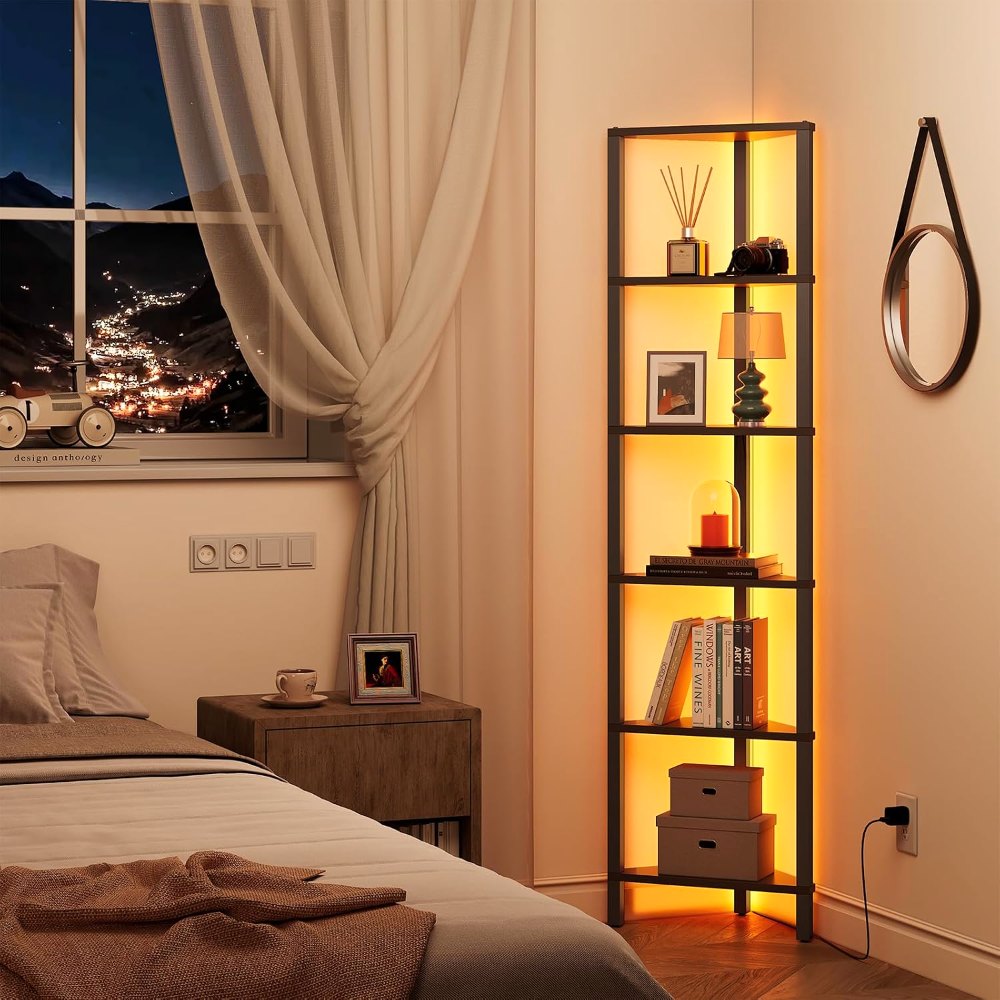 Corner Shelf, Black, view 3