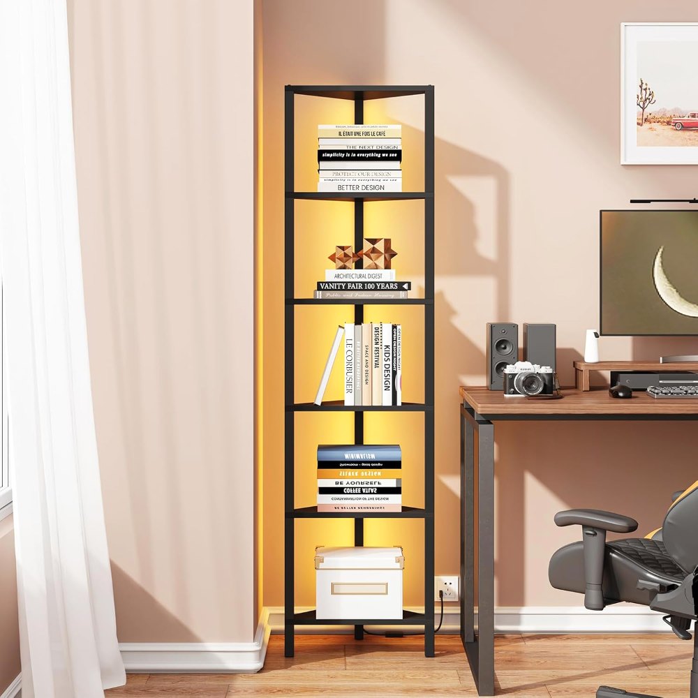 Corner Shelf, Black, view 4