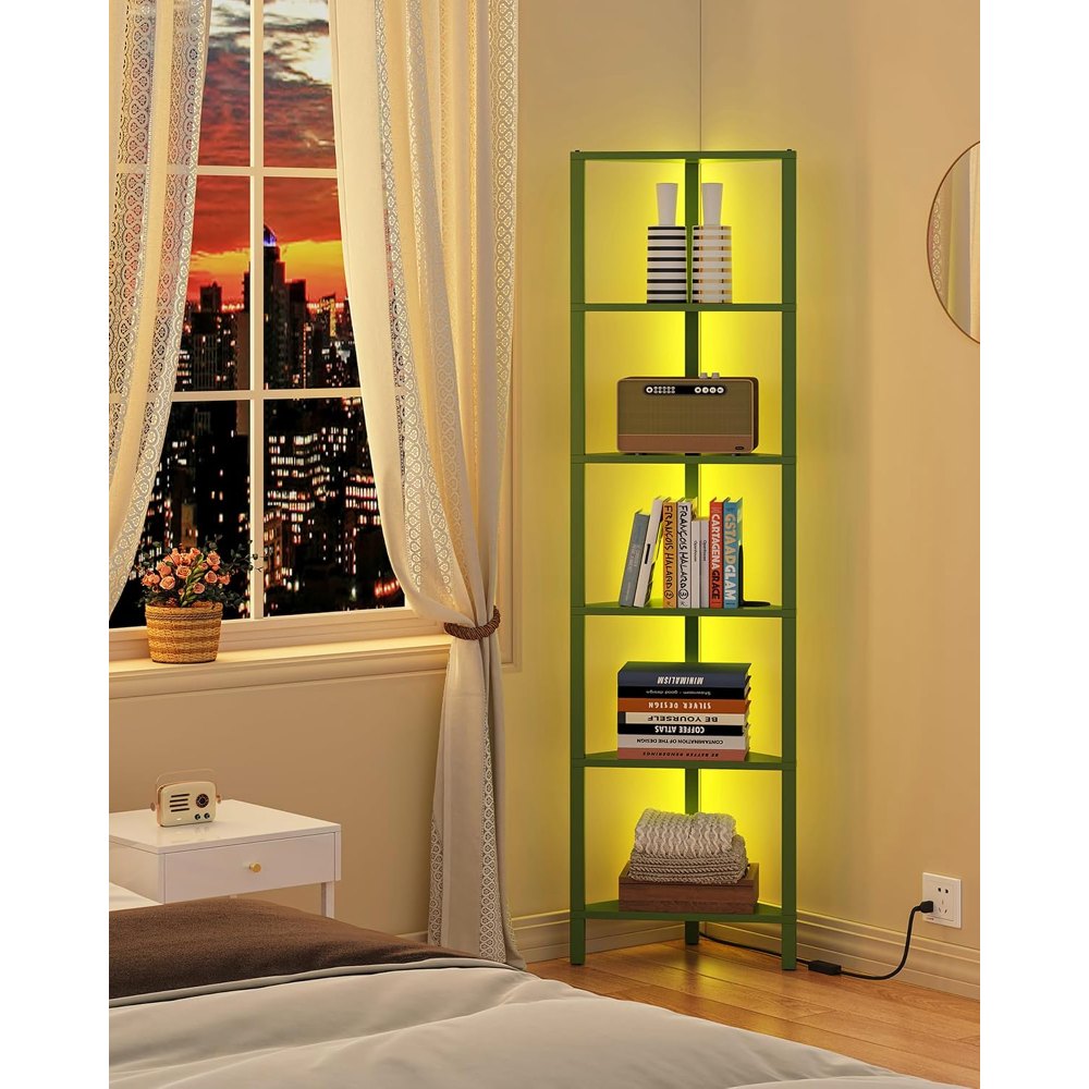 Corner Shelf, Green, view 3
