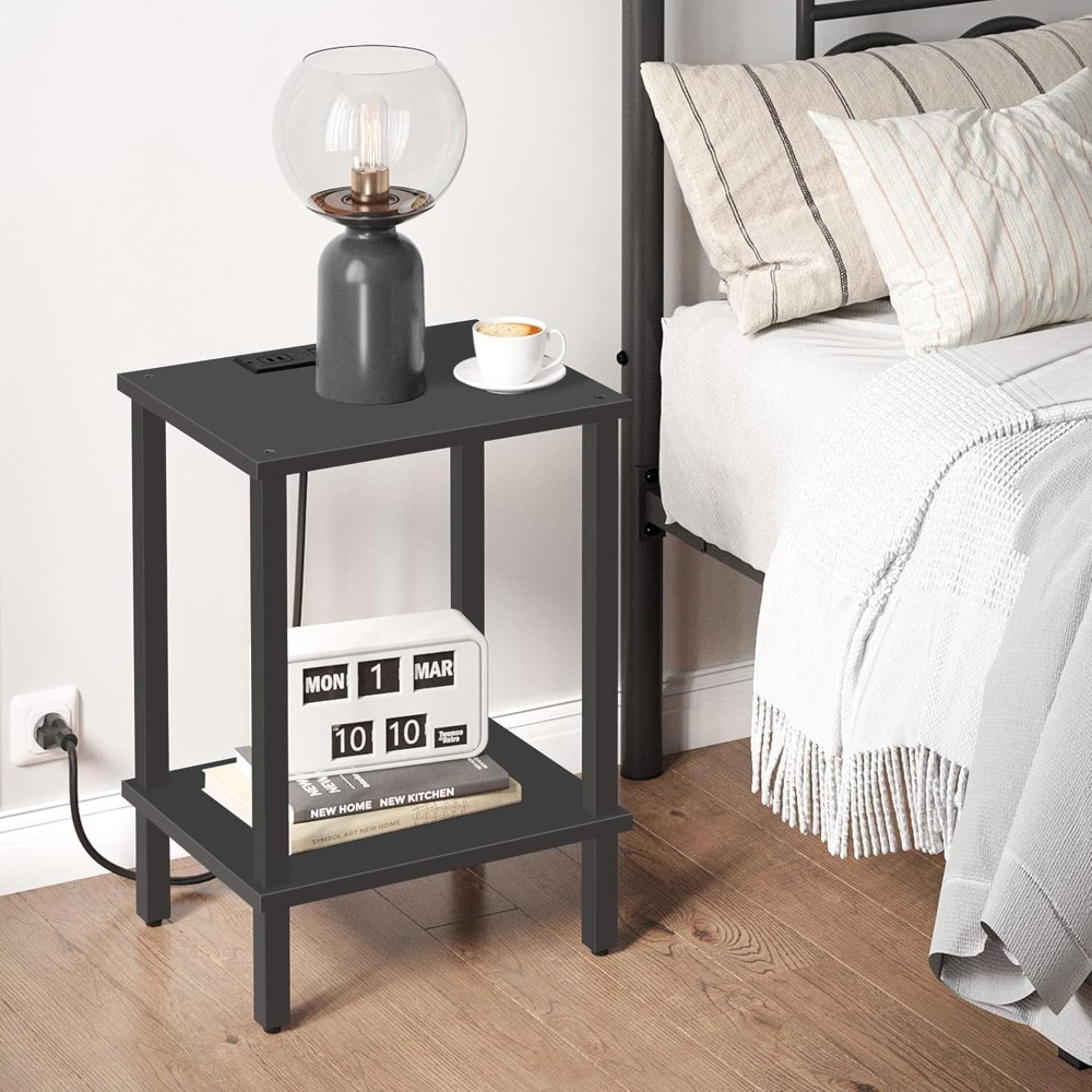 End Table, Black, 21.7" wide, view 7