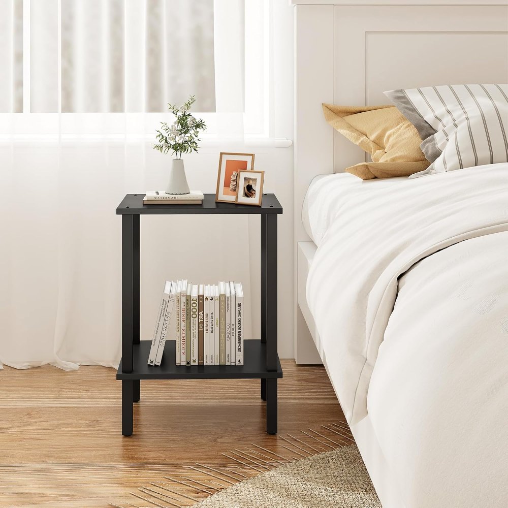 End Table, Set of 2, Black, view 6
