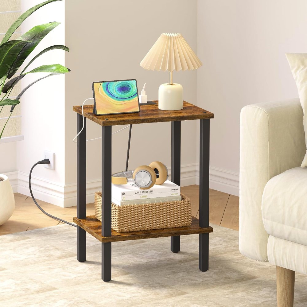End Table, Set of 2, Brown, view 4