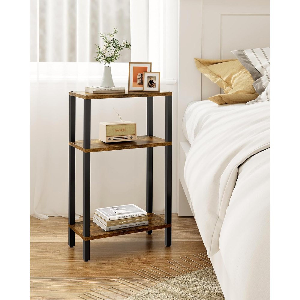 Narrow Side Table, Brown, 15.8" wide, view 7