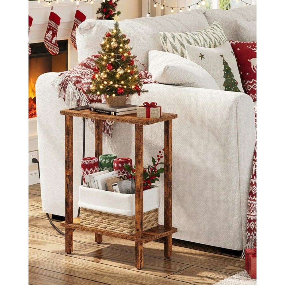 Narrow Side Table, Pure Brown, detail 8
