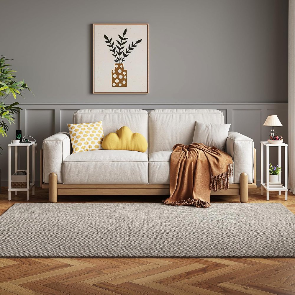 Narrow Side Table, White, view 2