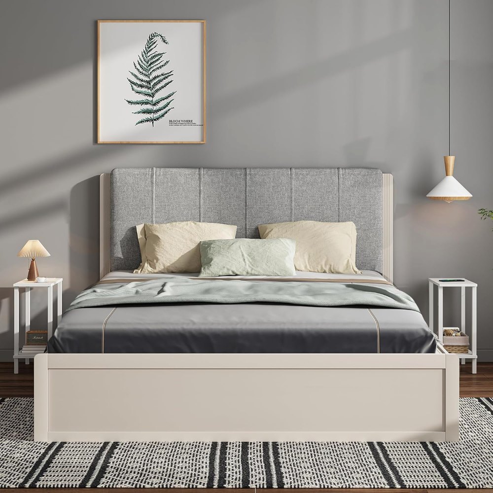 Narrow Side Table, White, view 6