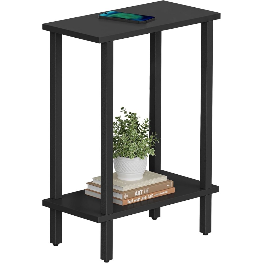 Small Side Table, Narrow, Brown