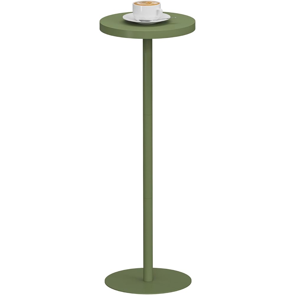 Tall Round Side Table, Green, detail 8