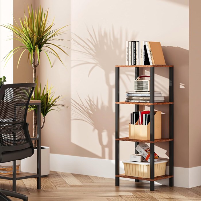 Bookshelf, Brown, 14.5" wide