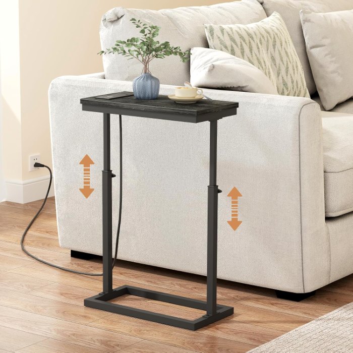 End Table, Grey
